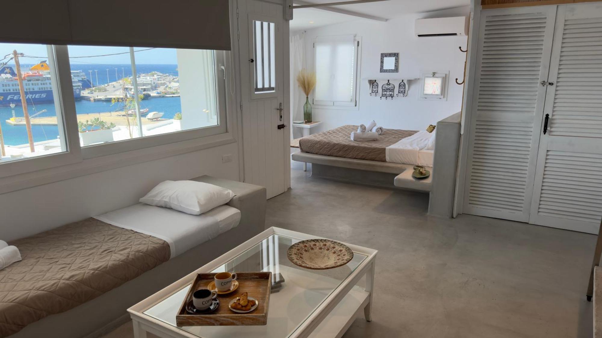 Апартаменти Mykonos Tourlos Nests - Sea View Escape Екстер'єр фото